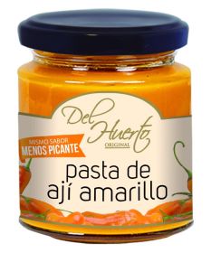 Pasta de aji amarillo Gelbe Chilipaste mild / suave Del Huerto 212g