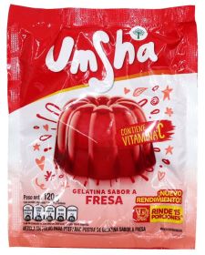 Gelatina de fresa Umsha Erdbeergelatine 120g