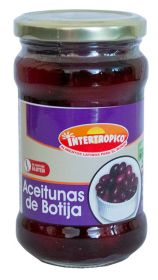 Aceitunas negras de Botija Schwarze Oliven Abtropfgewicht 190g, Nettofüllmenge 300g